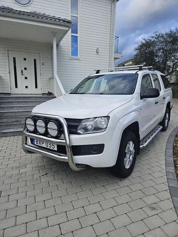 Vit Begagnad 2014 VW Amarok Pickup | 163 000 kr (Superpris) - Bild 1/4