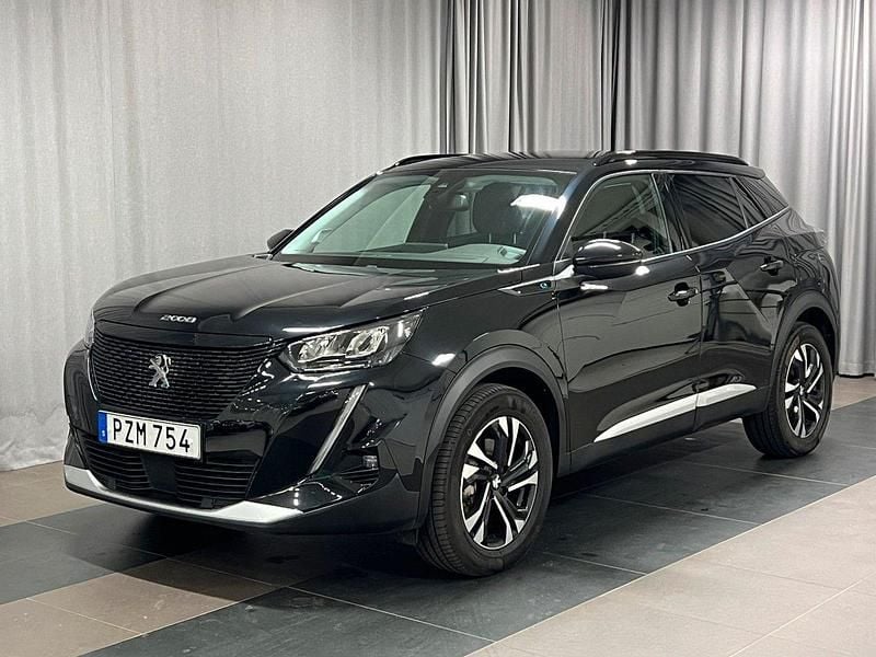 Svart Begagnad 2021 Peugeot e-2008 Allure SUV | 199 900 kr (Marknadspris) - Bild 1/4