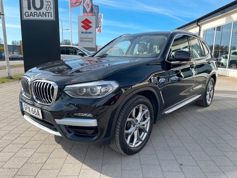 Svart Begagnad 2020 BMW X3 xLine SUV | 349 000 kr (Bra pris) - Bild 1/4