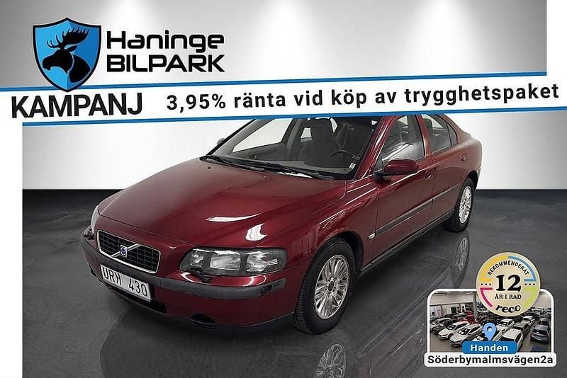 Röd Begagnad 2003 Volvo S60 Sedan | 39 995 kr (Marknadspris) - Bild 1/2