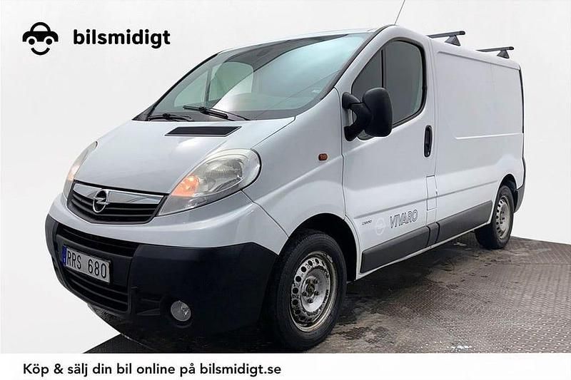Vit Begagnad 2011 Opel Vivaro Minibuss | 64 800 kr (Marknadspris) - Bild 1/3