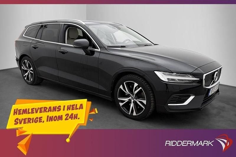 Svart Begagnad 2021 Volvo V60 Inscription Kombi | 278 900 kr - Bild 1/3