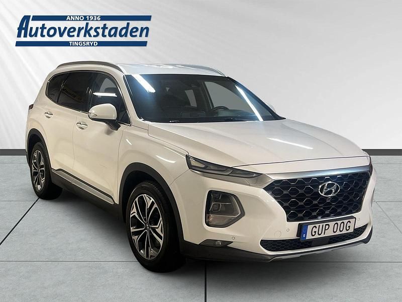 Begagnad Hyundai Santa Fe Premium 203 HK (149 kW) 2019 Vit SUV