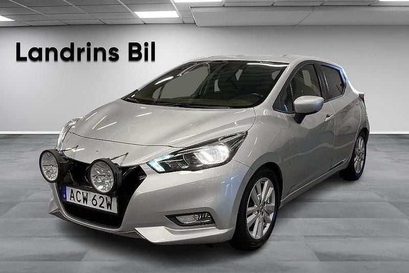 Silver Begagnad 2019 Nissan Micra Halvkombi | 145 000 kr (Marknadspris) - Bild 1/4