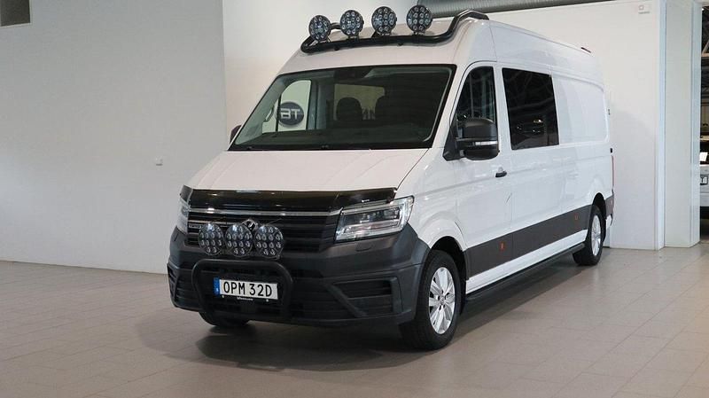 Vit (candyvit) Begagnad 2020 VW Crafter SE Van | 499 900 kr (Marknadspris) - Bild 1/4