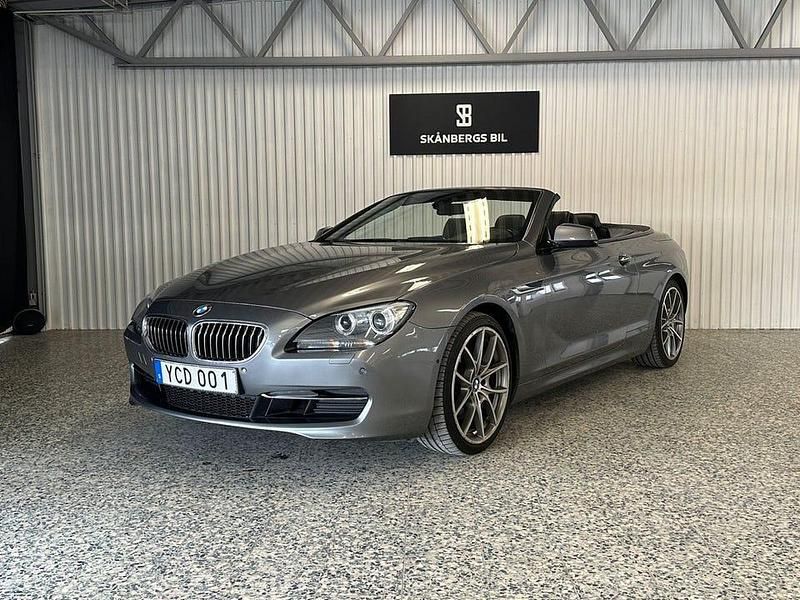 Grå Begagnad 2012 BMW 640 Cabriolet Cab | 299 900 kr - Bild 1/4
