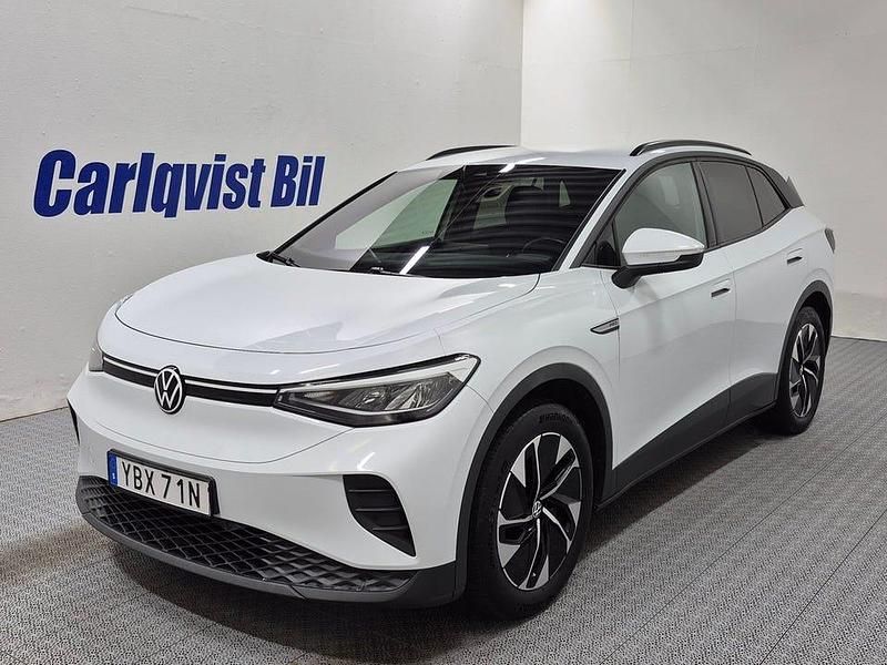 Vit (glaciärvit metallic) Begagnad 2021 VW ID.4 Pro Performance SUV | 284 000 kr (Marknadspris) - Bild 1/4