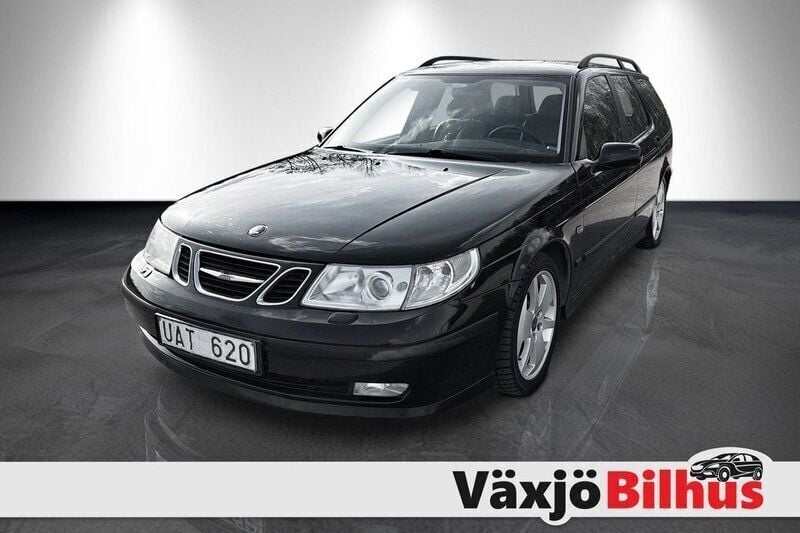 Svart Begagnad 2003 Saab 9-5 Vector Kombi | 29 900 kr (Lite dyr) - Bild 1/4