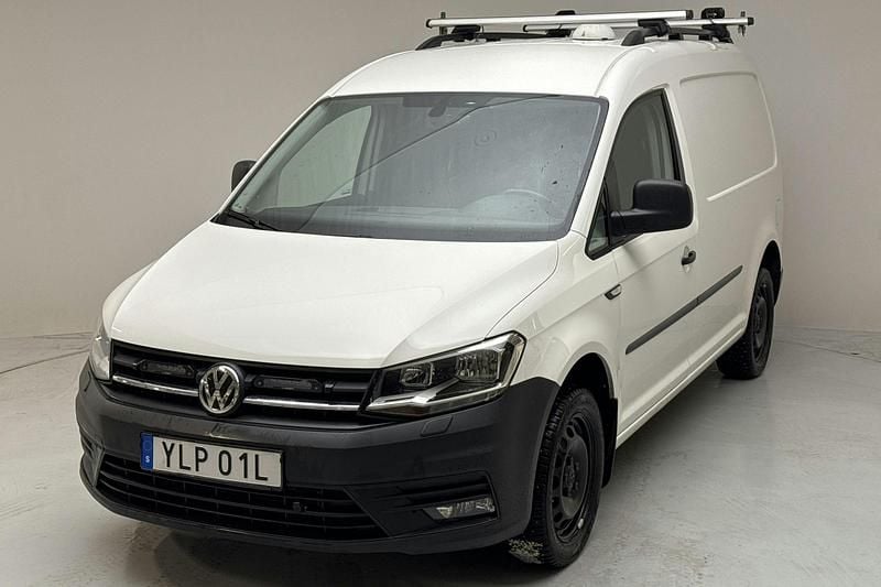 Vit Begagnad 2020 VW Caddy Maxi Minibuss | 229 000 kr (Superpris) - Bild 1/4