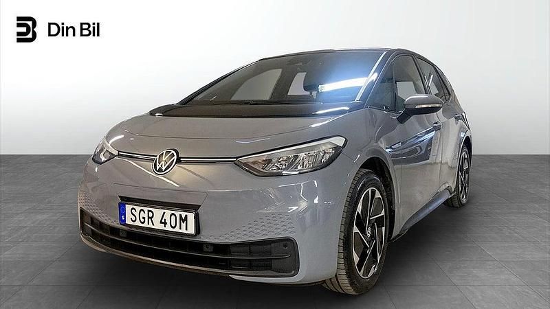 Moonstone grey black Begagnad 2022 VW ID.3 Pro Halvkombi | 259 900 kr (Marknadspris) - Bild 1/4
