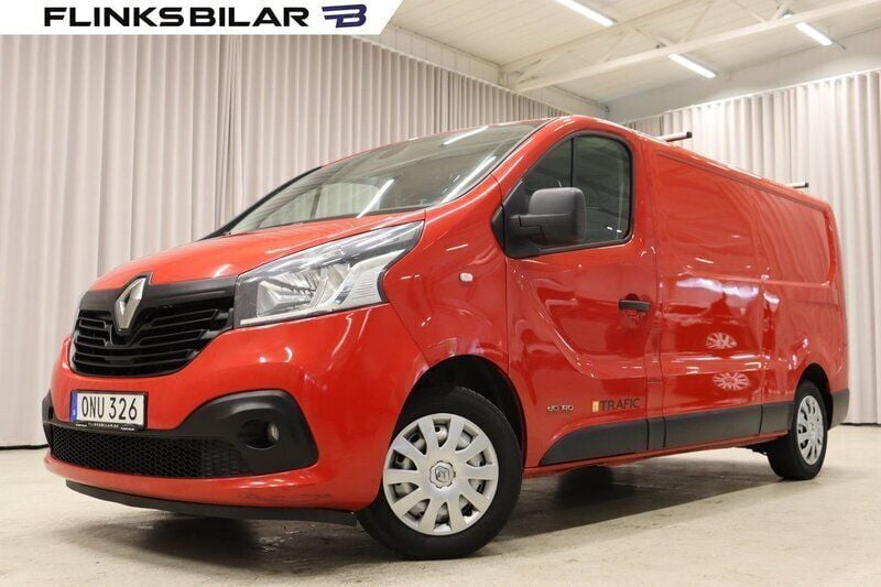 Röd Begagnad 2016 Renault Trafic Van | 119 900 kr (Marknadspris) - Bild 1/4