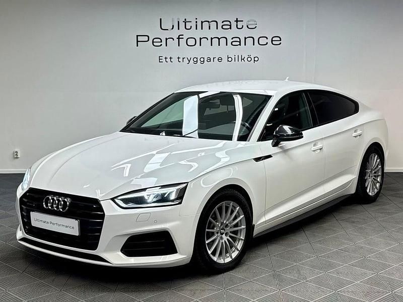 Vit Begagnad 2018 Audi A5 Sportback Halvkombi | 219 000 kr (Marknadspris) - Bild 1/4