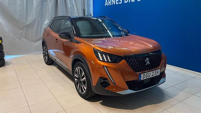 Orange Begagnad 2019 Peugeot 2008 SUV | 189 900 kr (Marknadspris) - Bild 1/4