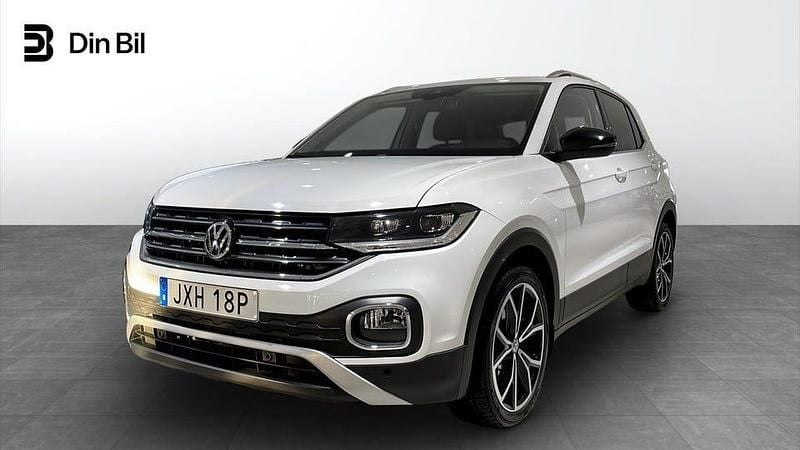 Vit Begagnad 2019 VW T-Cross GT SUV | 219 900 kr (Marknadspris) - Bild 1/4