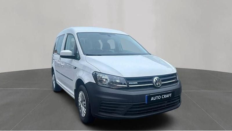 Begagnad VW Caddy 110 HK (80 kW) 2018 Vit Minibuss