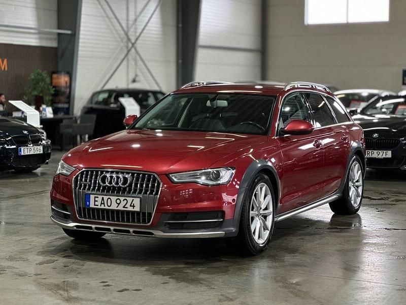 Röd Begagnad 2015 Audi A6 Allroad Kombi | 229 900 kr (Dyr) - Bild 1/4