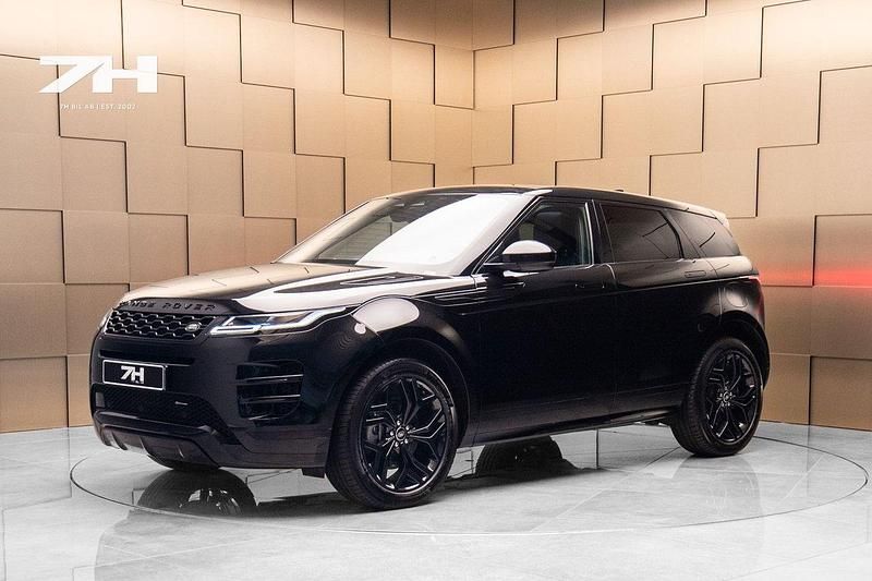 Svart Begagnad 2023 Land Rover Range Rover evoque R-Dynamic SUV | 539 000 kr (Bra pris) - Bild 1/4