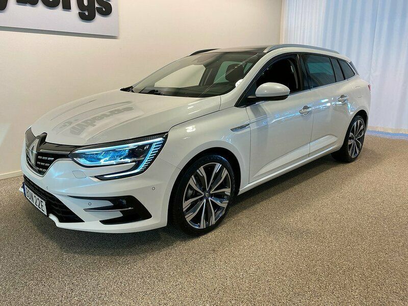 Vit Begagnad 2021 Renault Mégane IV Intens Kombi | 309 000 kr - Bild 1/4