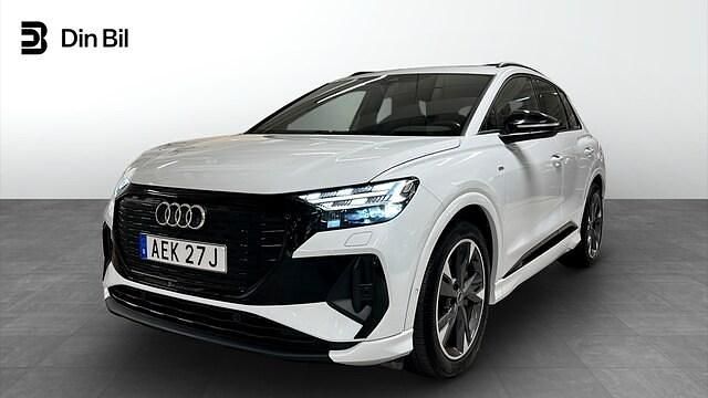 Vit Begagnad 2022 Audi Q4 e-tron S-Line SUV | 439 000 kr (Bra pris) - Bild 1/2