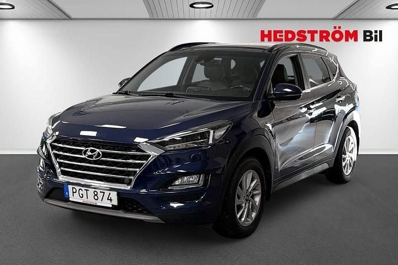 Blå Begagnad 2019 Hyundai Tucson Premium SUV | 199 000 kr (Marknadspris) - Bild 1/4
