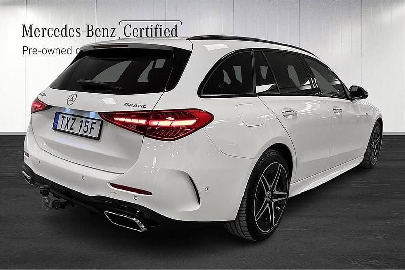 Begagnad Mercedes C300e AMG 313 HK (230 kW) 2025 Vit Kombi