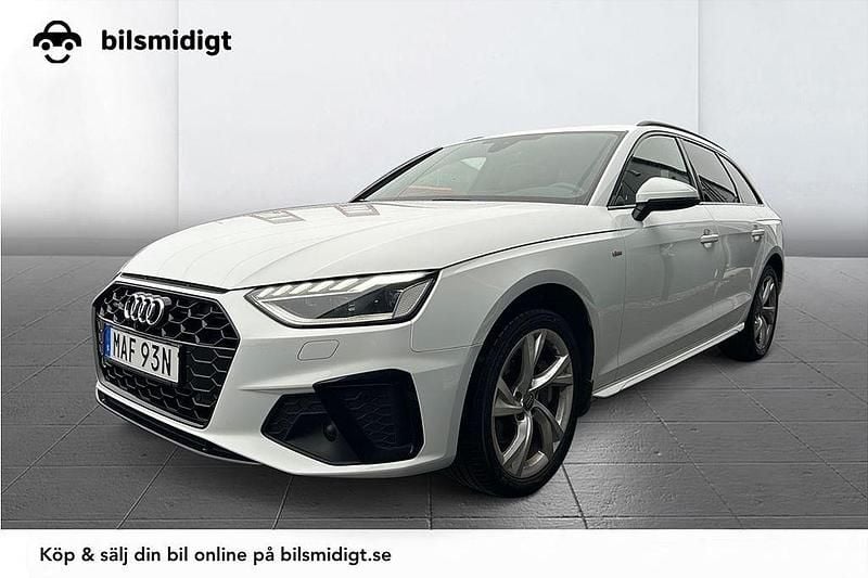 Vit Begagnad 2019 Audi A4 S-Line Kombi | 304 700 kr (Marknadspris) - Bild 1/3