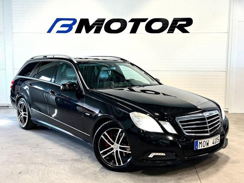 Svart Begagnad 2009 Mercedes E250 Avantgarde Kombi | 69 900 kr - Bild 1/4