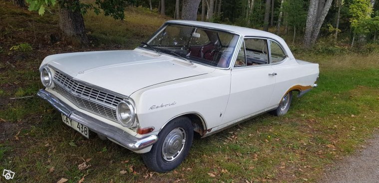 Såld Opel Rekord Coupé 1965. Rostf., begagnad 1965, 10 000 mil i Gnesta