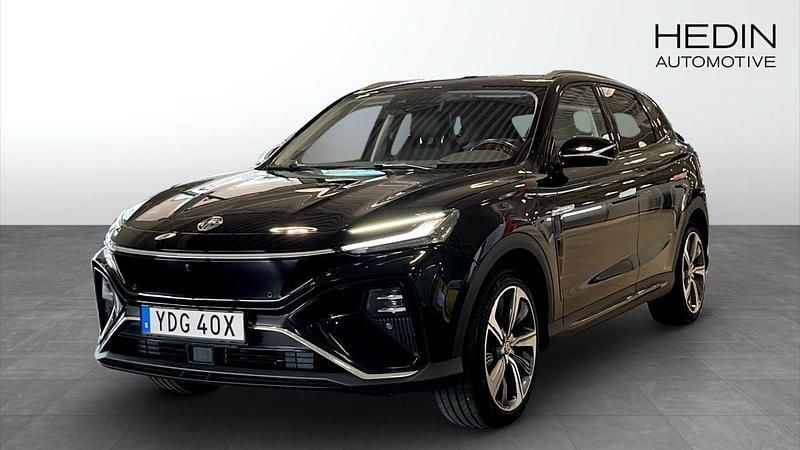 Svart (black) Begagnad 2022 MG Marvel R Performance SUV | 299 900 kr (Bra pris) - Bild 1/4