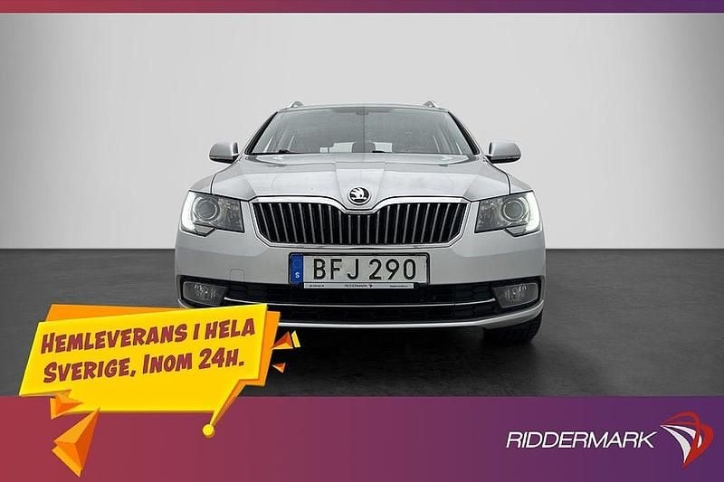 Silver Begagnad 2015 Skoda Superb Kombi | 134 900 kr (Bra pris) - Bild 1/3