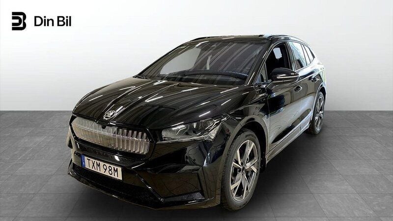 Svart Begagnad 2023 Skoda Enyaq iV SportLine SUV | 549 500 kr (Dyr) - Bild 1/4