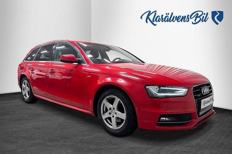 Begagnad Audi A4 S-Line 177 HK (130 kW) 2014 Röd Kombi