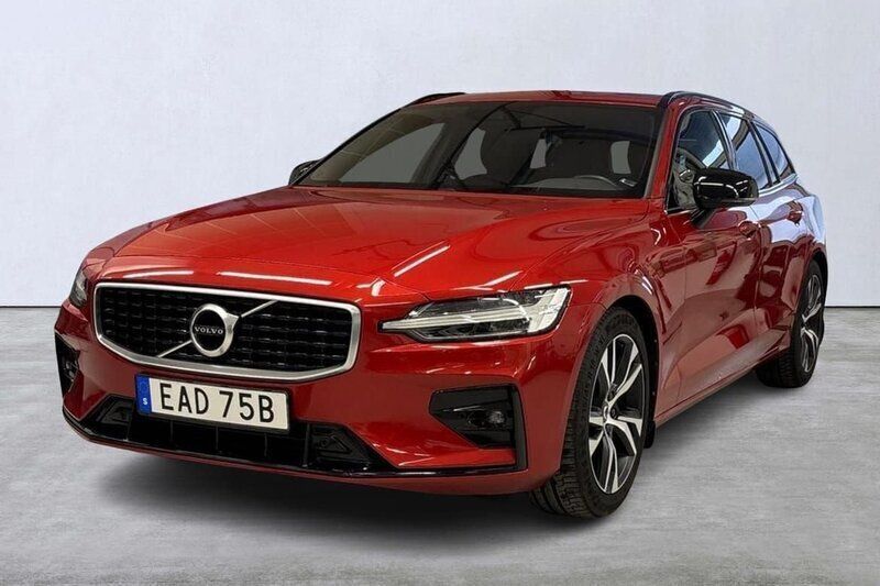 Röd Begagnad 2019 Volvo V60 R-Design Kombi | 315 000 kr (Bra pris) - Bild 1/4