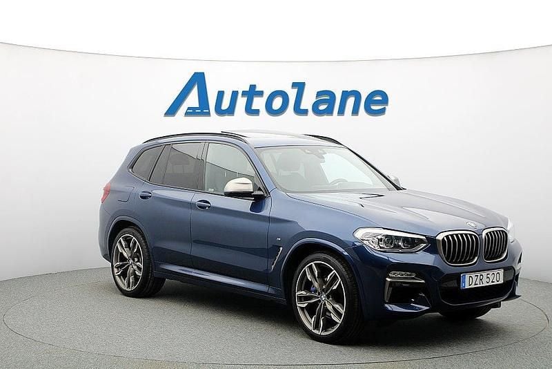 Phytonicblau metallic Begagnad 2018 BMW X3 M Sport SUV | 389 900 kr (Marknadspris) - Bild 1/3