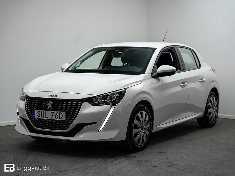 Vit Begagnad 2020 Peugeot 208 Active Halvkombi | 149 900 kr (Lite dyr) - Bild 1/4