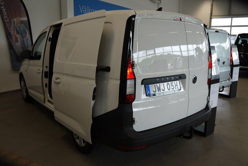 Vit (candyvit) Ny 2025 VW Caddy Maxi Minibuss | 468 000 kr (Lite dyr) - Bild 1/4