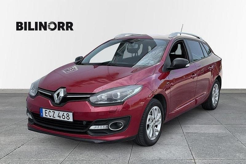 Röd Begagnad 2015 Renault Mégane GrandTour Kombi | 79 900 kr (Dyr) - Bild 1/4