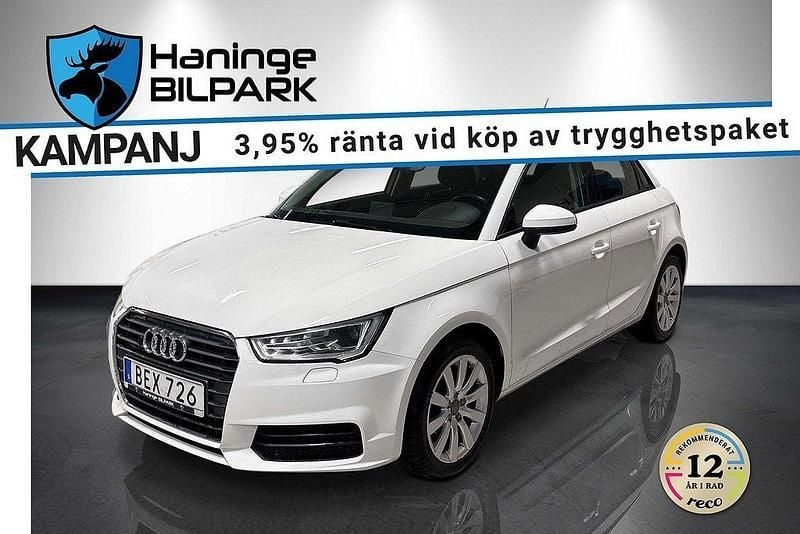 Vit Begagnad 2016 Audi A1 Sportback Halvkombi | 109 900 kr (Bra pris) - Bild 1/3