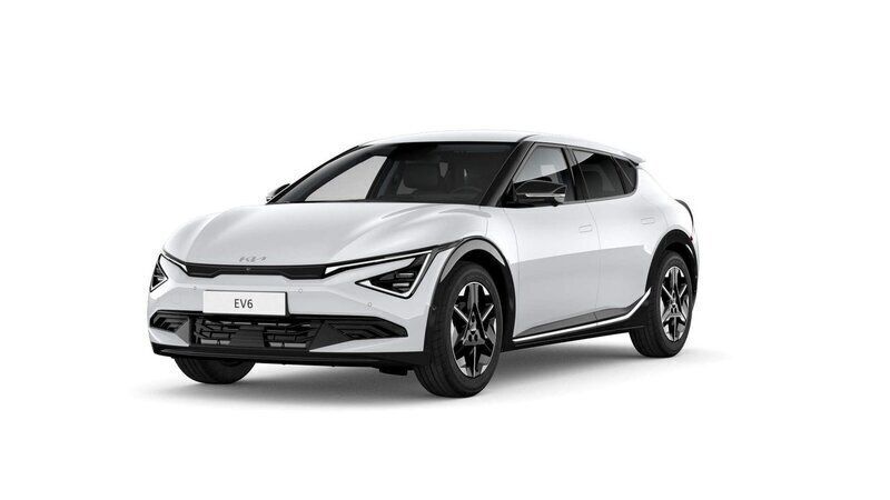 Vit (snow white pearl) Ny 2025 Kia EV6 3 SUV | 710 400 kr (Dyr) - Bild 1/1
