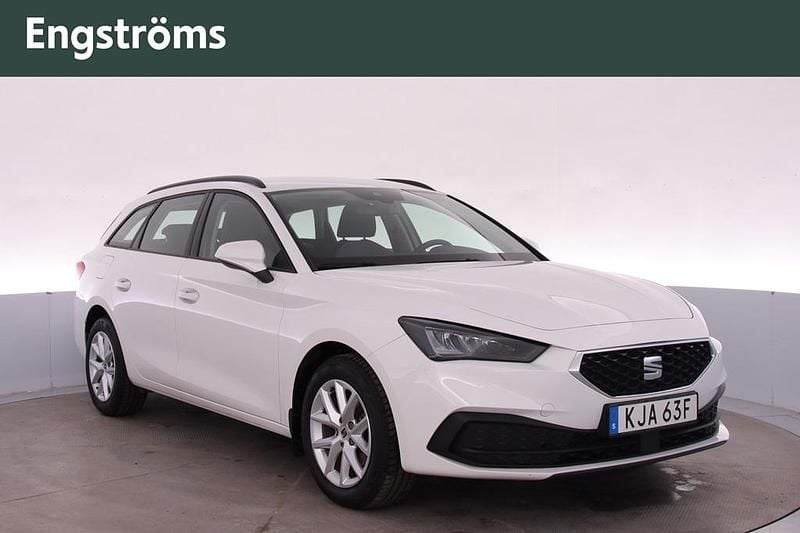 Begagnad Seat Leon 110 HK (80 kW) 2024 Candy white Kombi