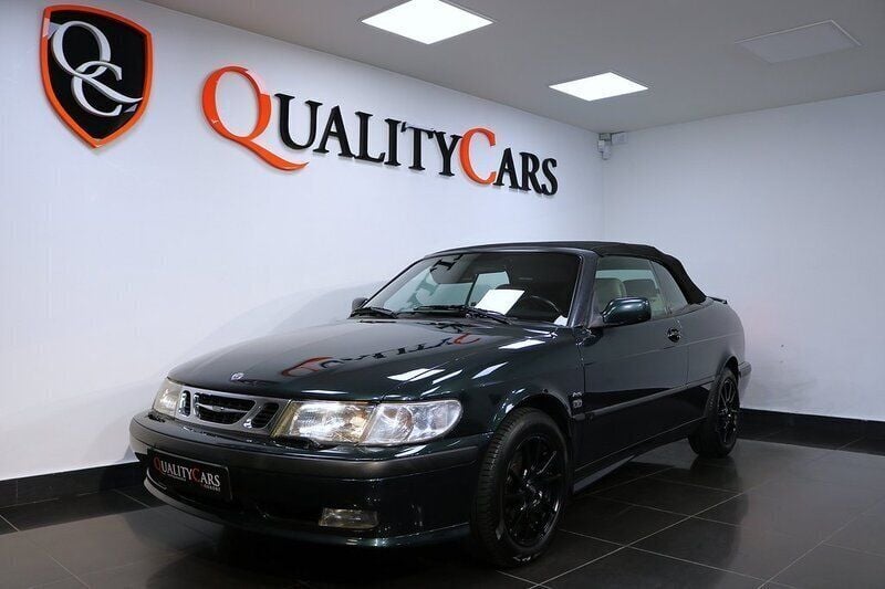Mörkgrön Begagnad 1995 Saab 900 Cabriolet Cab | 59 000 kr - Bild 1/4