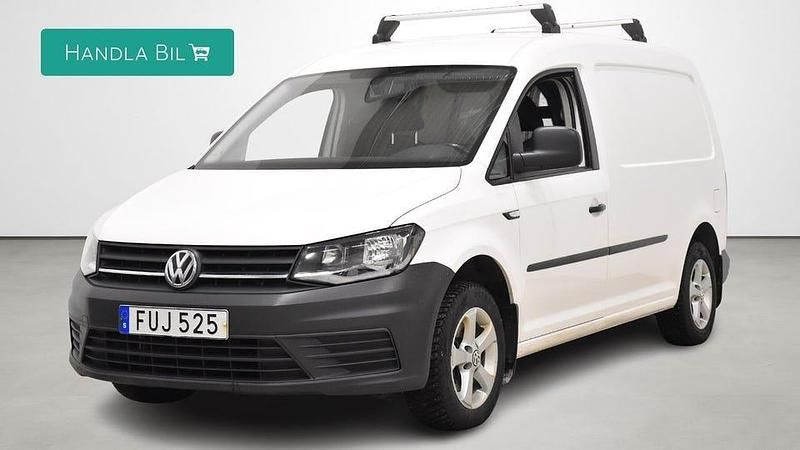 Vit Begagnad 2018 VW Caddy Maxi Minibuss | 149 900 kr (Marknadspris) - Bild 1/4