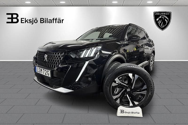 Svart metallic Begagnad 2020 Peugeot 2008 GTi SUV | 179 500 kr (Marknadspris) - Bild 1/4