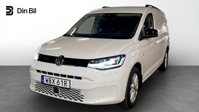Vit (candyvit) Ny 2025 VW Caddy Maxi Minibuss | 472 000 kr (Marknadspris) - Bild 1/4