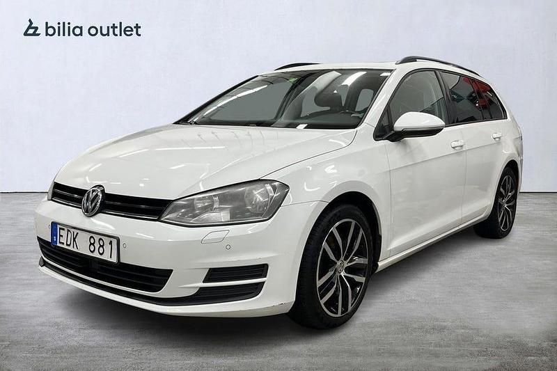 Vit Begagnad 2013 VW Golf VII Kombi | 39 900 kr (Superpris) - Bild 1/4
