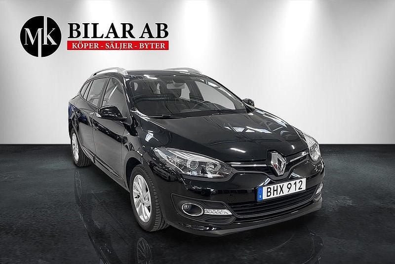 Begagnad Renault Mégane GrandTour 116 HK (85 kW) 2014 Svart Kombi