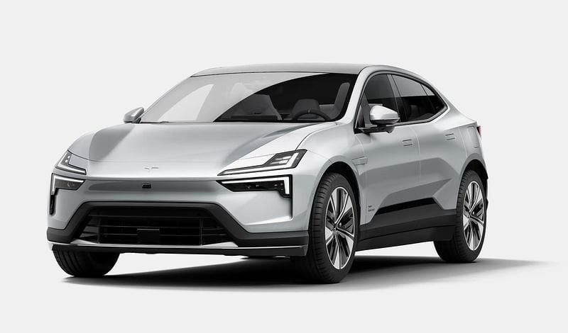 Ny Polestar 4 Long Range Single Motor 200 kW (272 HK) 2025 Silver SUV