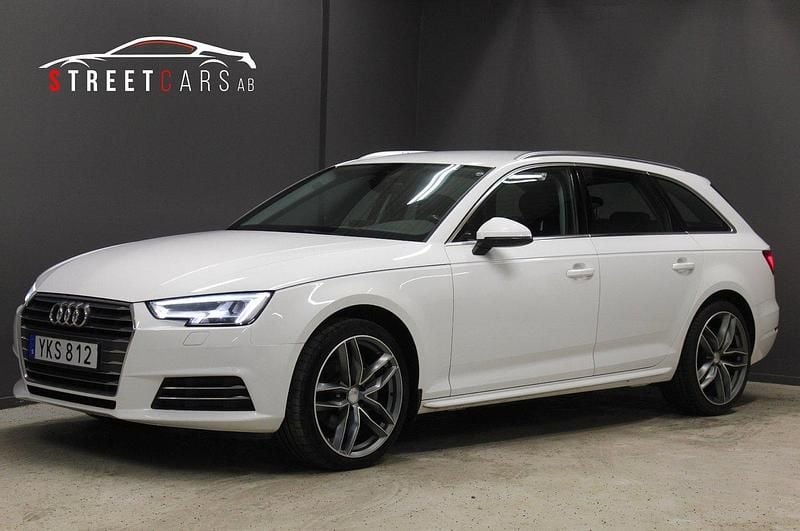 Vit Begagnad 2017 Audi A4 Kombi | 159 000 kr (Marknadspris) - Bild 1/4