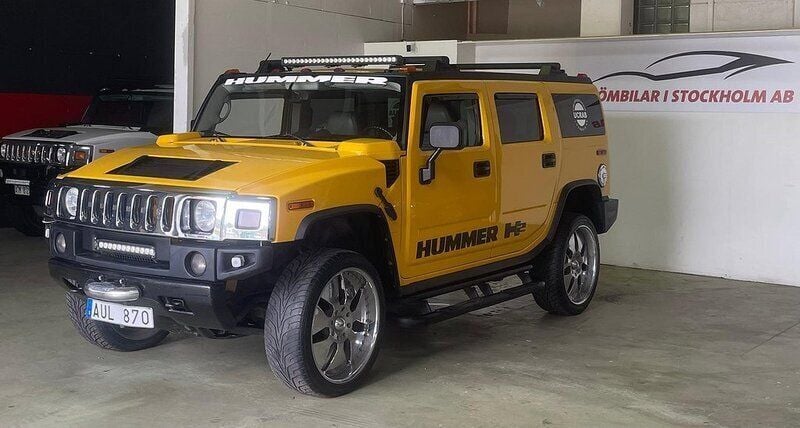 Gul Begagnad 2003 Hummer H2 SUV | 209 000 kr - Bild 1/4