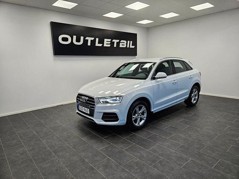 Vit Begagnad 2016 Audi Q3 SUV | 184 900 kr (Marknadspris) - Bild 1/4